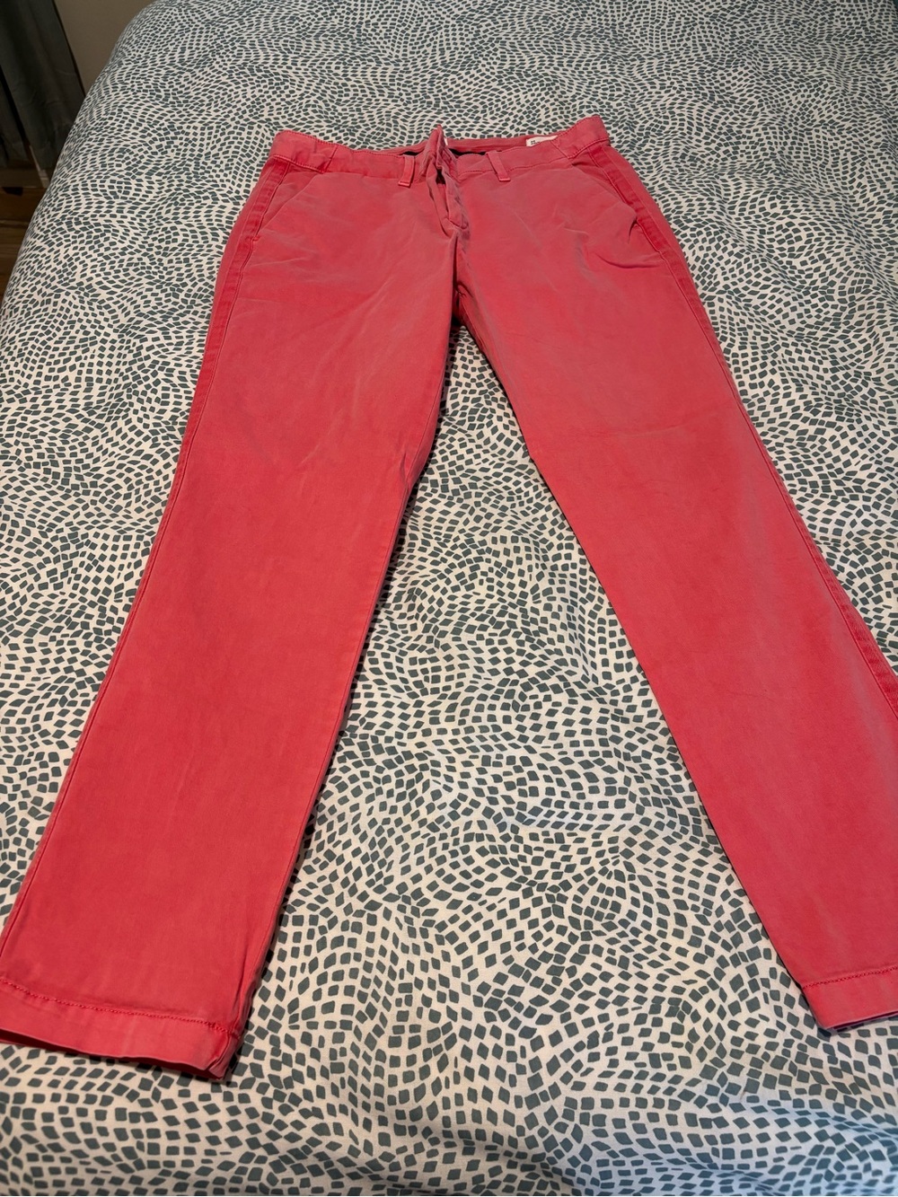 GAP Women's Straight-Leg Jeans in Coral